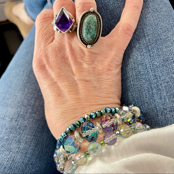 ANTIQUE, VINTAGE, STERLING Silver Rings - Picture 6 of 7